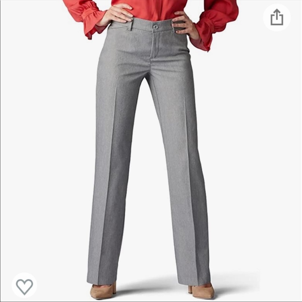 lee regular fit trousers mid rise flex motion size 14